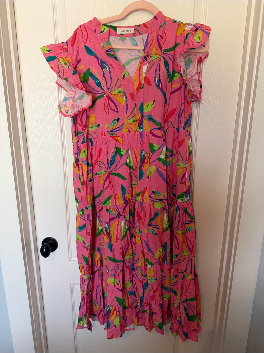Lilly Pulitzer Pink Floral Maxi Dress